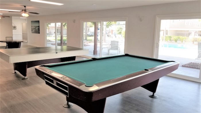 Resident clubhouse, billiards lounge